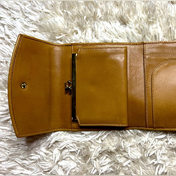 GUCCI Vintage Micro GG Logo Canvas Leather Bifold Wallet Black Sherry Line - Picture 10 of 13